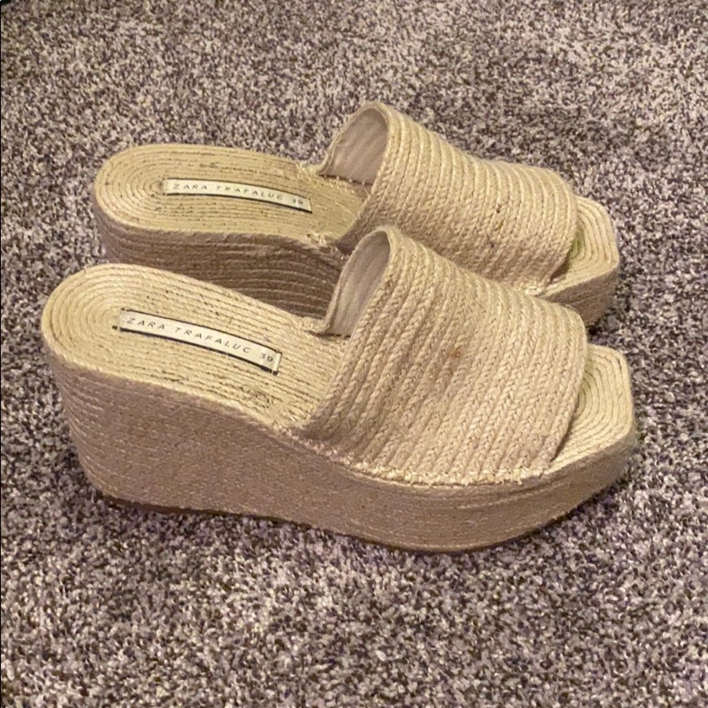 Zara platform sandals